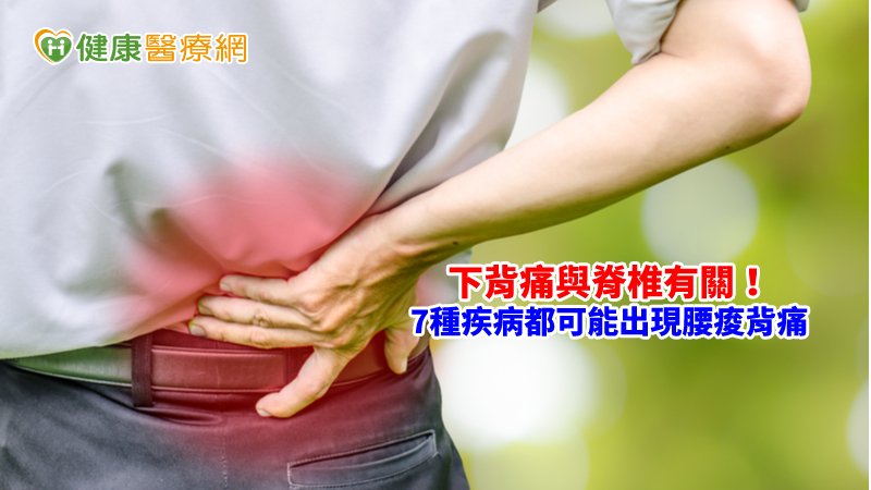 下背痛與脊椎有關　7種疾病都可能出現腰痠背痛_益生菌